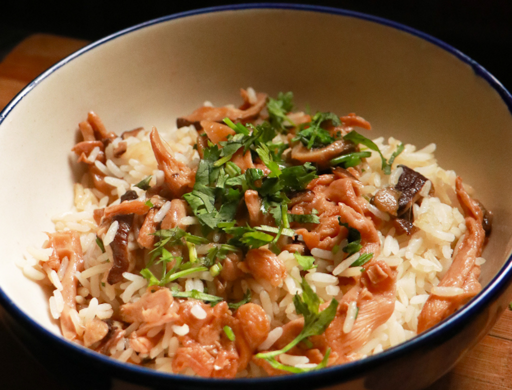 Mushroom Pot Rice